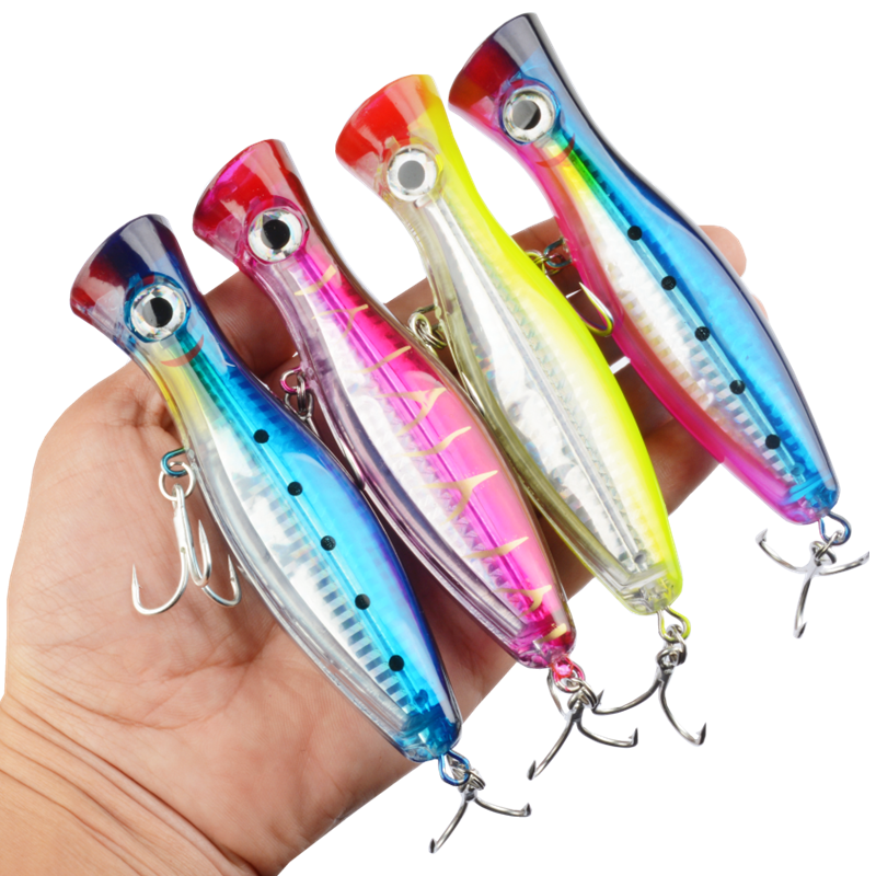 Fishing Hook Treble - 1pc 43g Big Popper Floating Wobbler