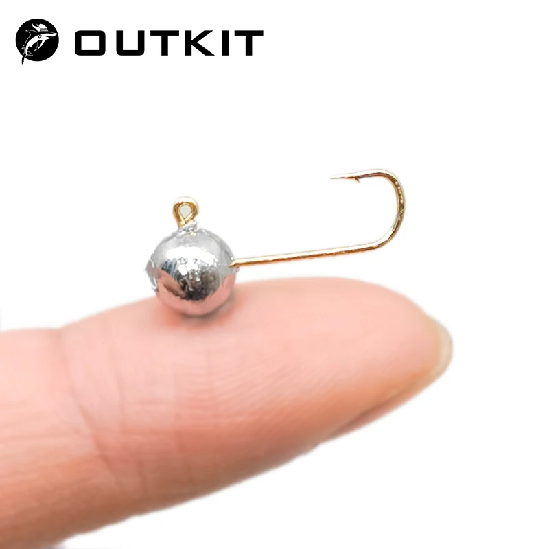 OUTKIT 10pcs Mini Jig Head Hoo - Fishing Hook Barbless avis et prix