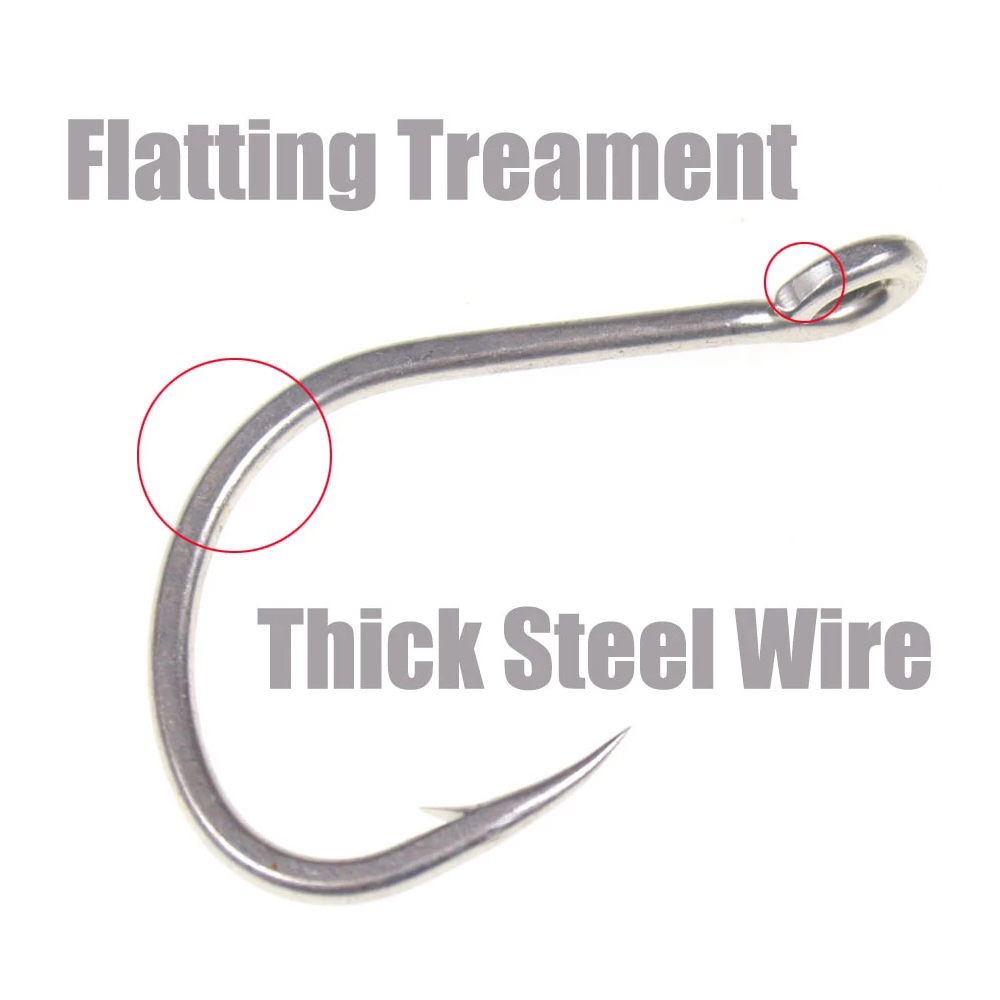 10pcs Matte Tin Anti-rust Salt - Fishing Hook Barbless avis et prix