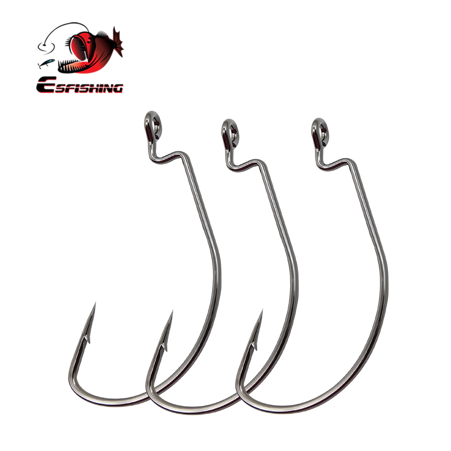 ESFISHING Offset Hook Carbon S - Fishing Hook Size avis et prix