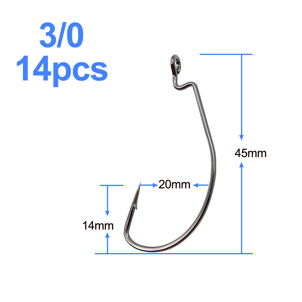 ESFISHING Offset Hook Carbon S - Fishing Hook Size avis et prix