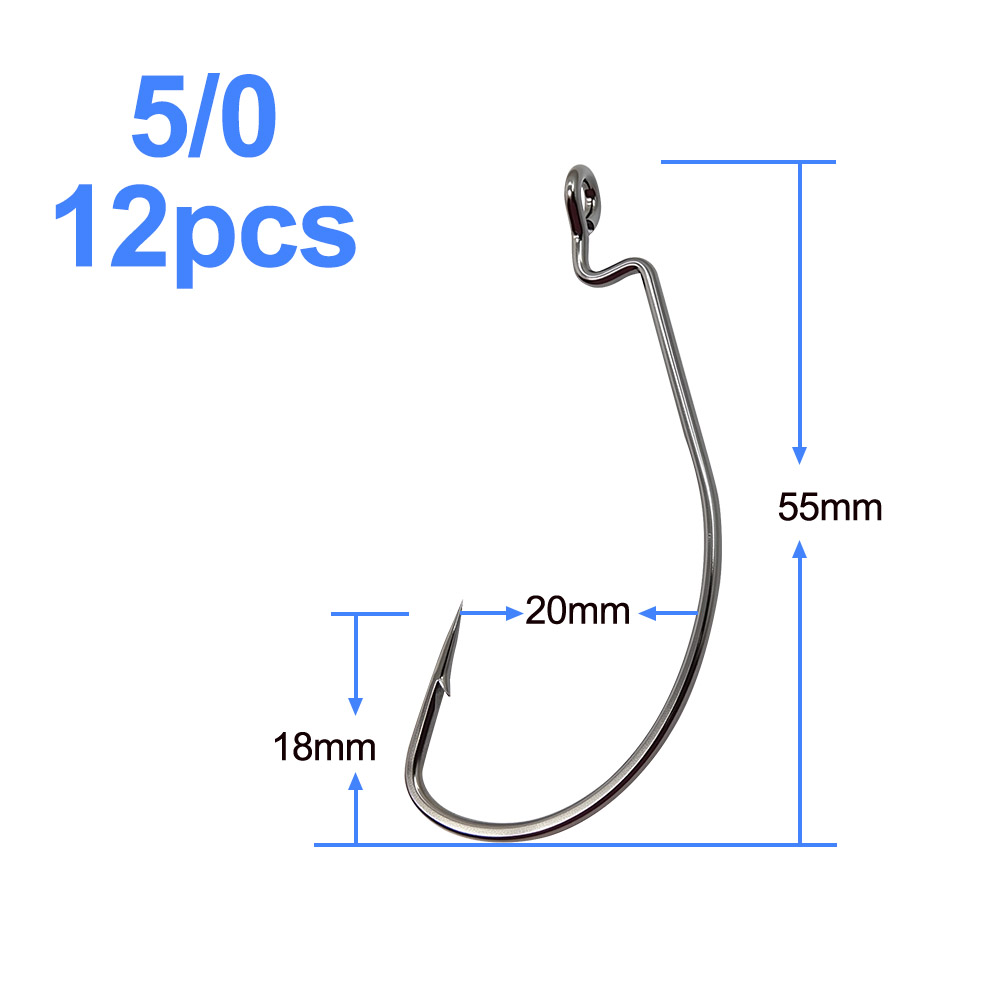 ESFISHING Offset Hook Carbon S - Fishing Hook Size avis et prix