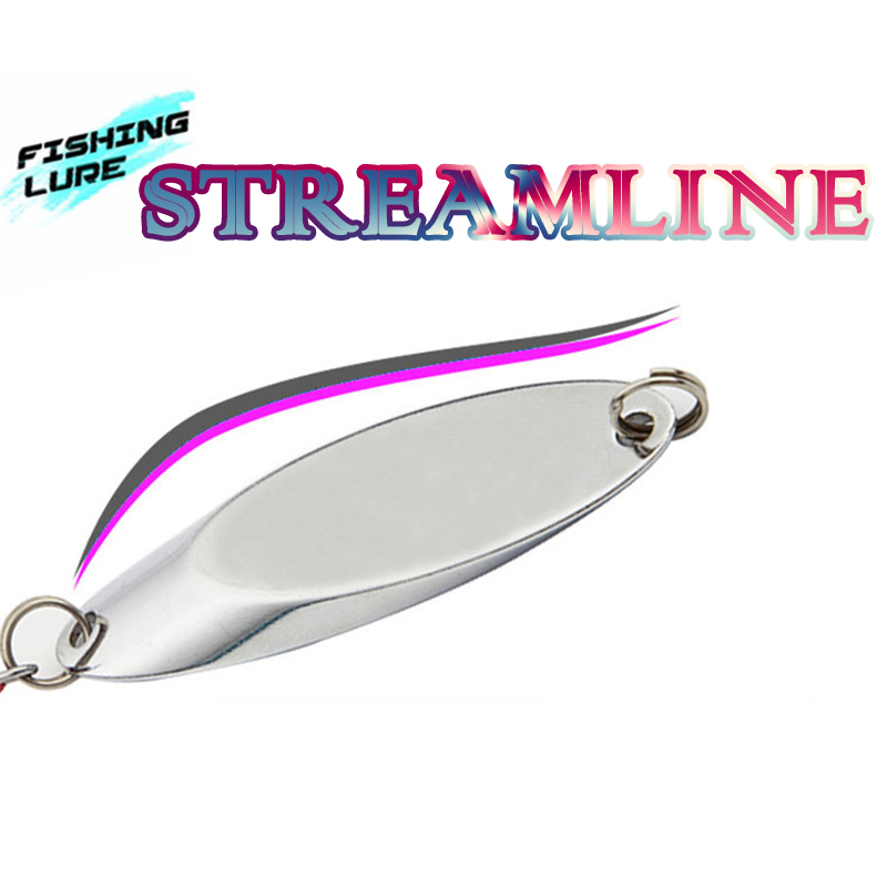 1pc 2.5g-35g Metal Spoon Lure  - Fishing Hook Treble avis et prix