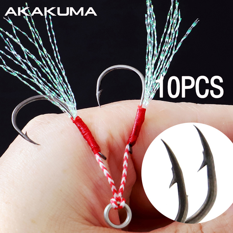 10Pcs Fishing Hooks Single Hoo - Fishing Hook Assortment avis et prix