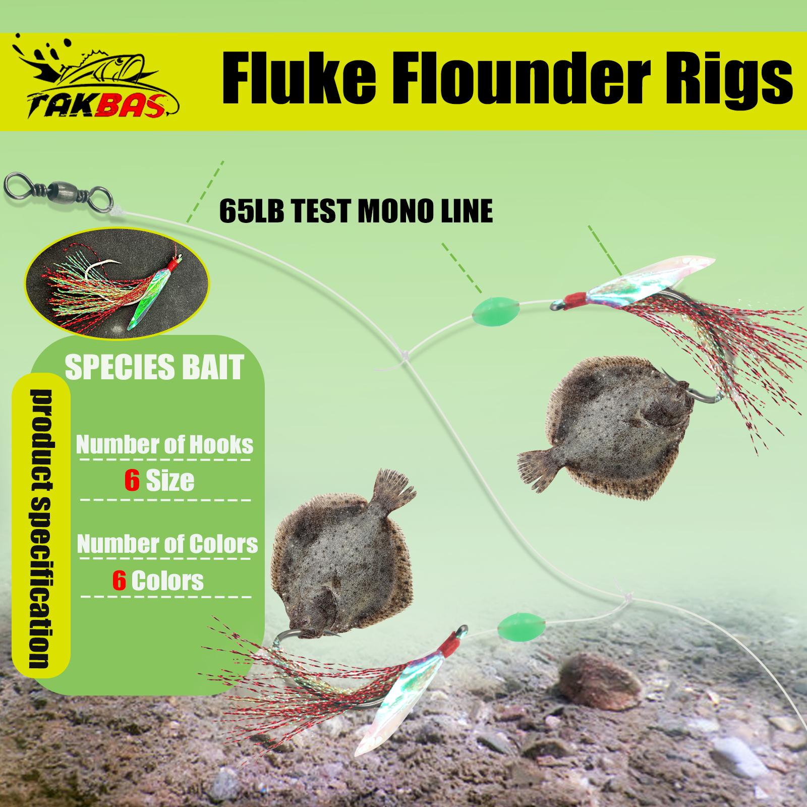 6pcs Snapper Tackle Flasher Ri - Fishing Hook Circle avis et prix