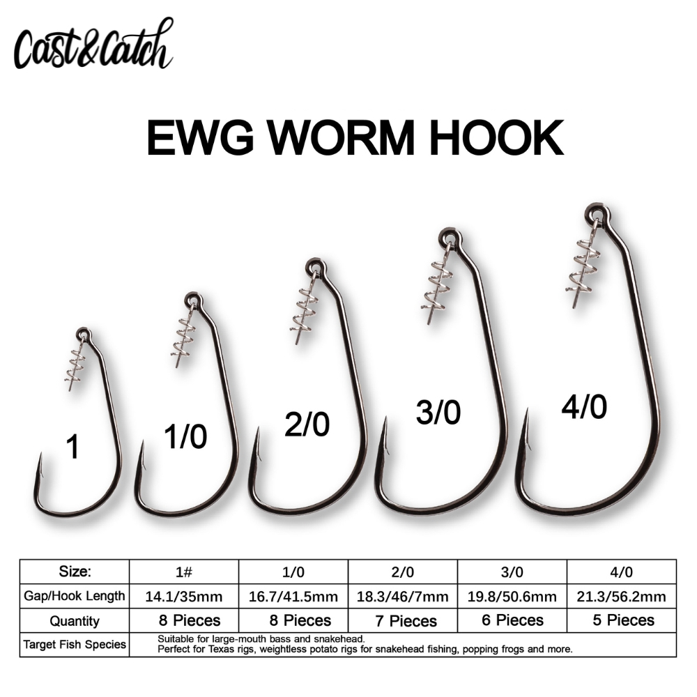 Cast&Catch SCREW-LOCK Weedless - Fishing Hook Weedless avis et prix