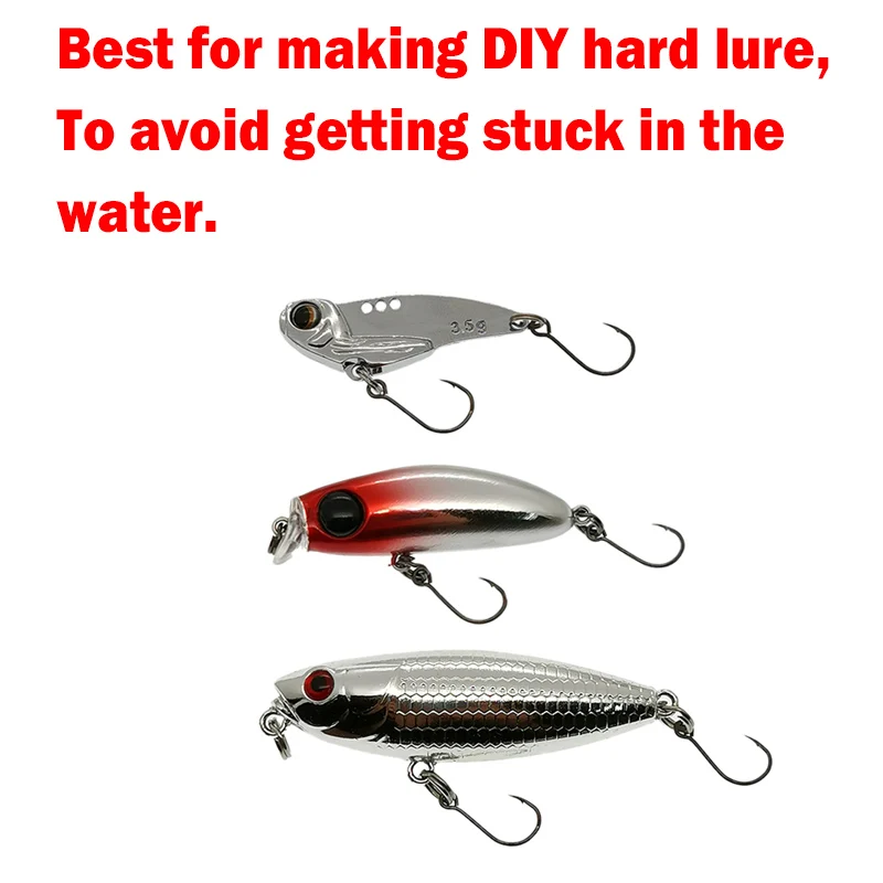OUTKIT 12pcs for Fishing Lure  - Fishing Hook Barbless avis et prix
