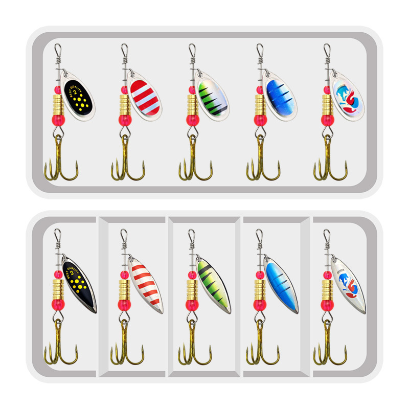 Fishing Lure Spinner Rotation  - Fishing Hook Treble avis et prix