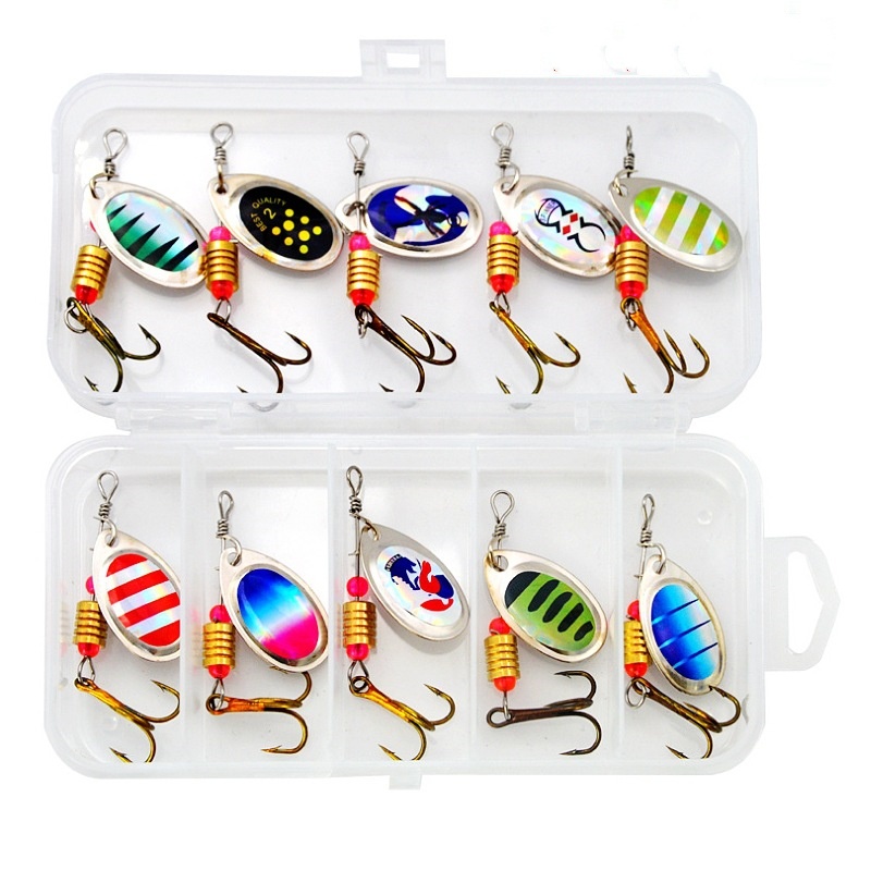 Fishing Lure Spinner Rotation  - Fishing Hook Treble avis et prix