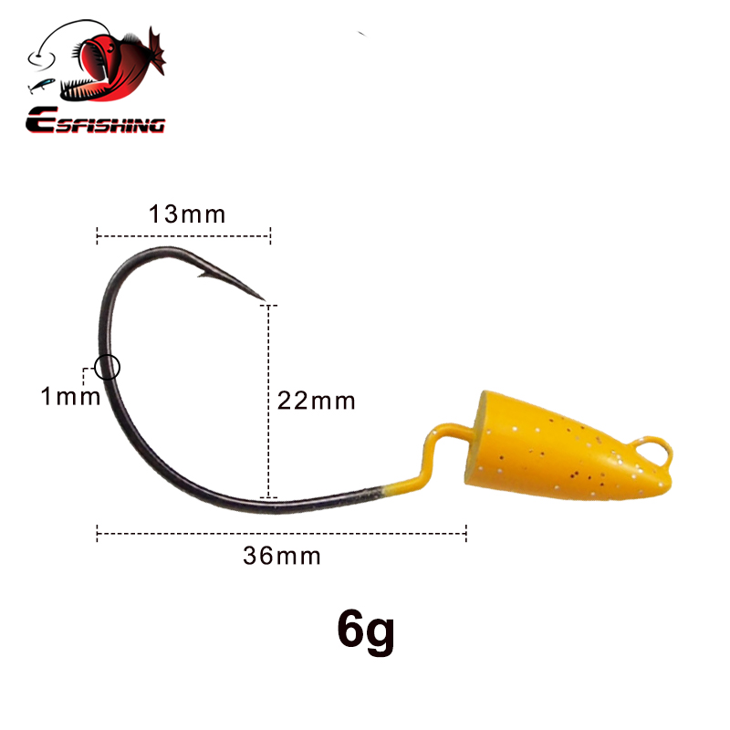 ESFISHING Offset Hook High Str - Fishing Hook Offset avis et prix