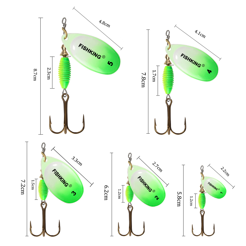 Metal Fishing Lure 4g 4.8g 7g  - Fishing Hook Treble avis et prix