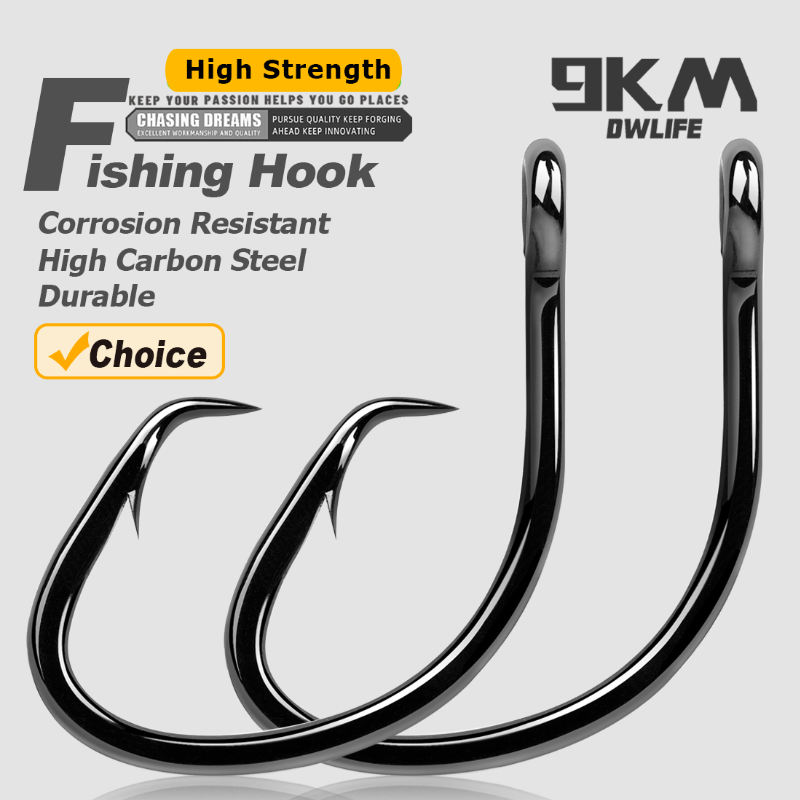 9KM Circle Hooks 25~50Pcs Salt - Fishing Hook Circle avis et prix