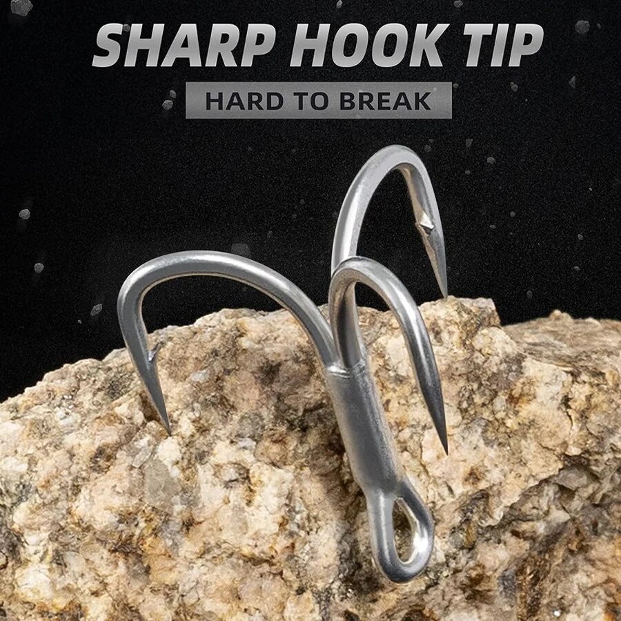 Fishing Treble Hooks High Carb - Fishing Hook Barbless avis et prix