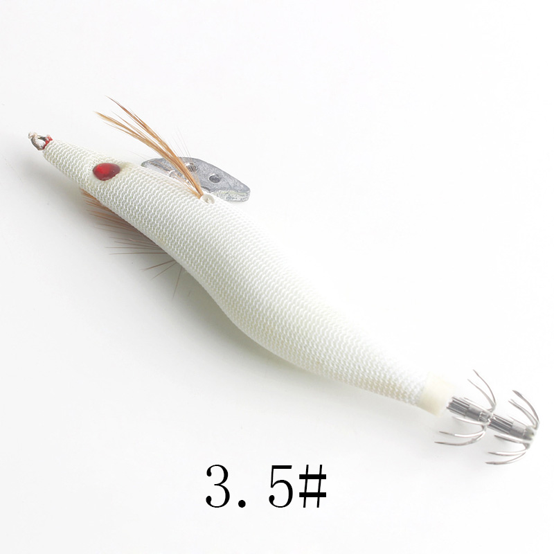 1PCS  Luminous Squid Jigs  Whi - Fishing Hook Size avis et prix
