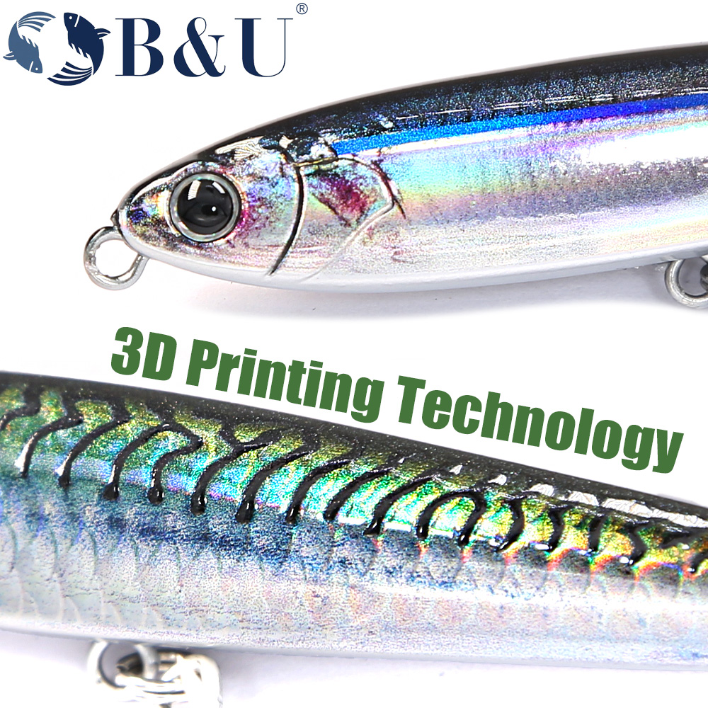 B&U Sinking Pencil Fishing Lur - Fishing Hook Treble avis et prix