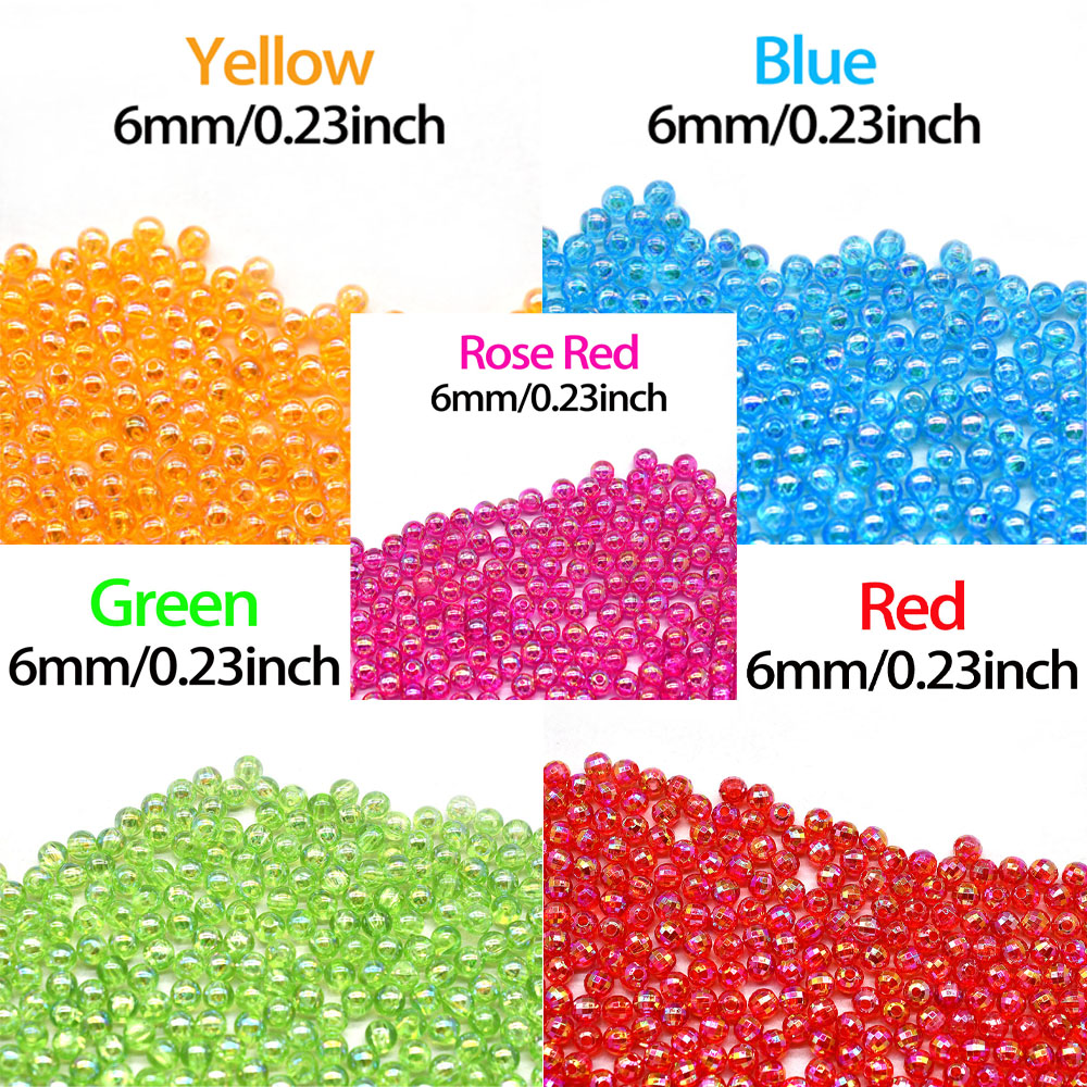 MNFT Mix 5 Colors Round Beads  - Fishing Hook Size avis et prix