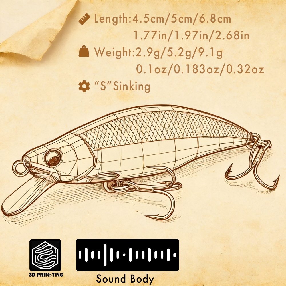 B&U Trout Pattern Hard Bait Si - Fishing Hook Assortment avis et prix