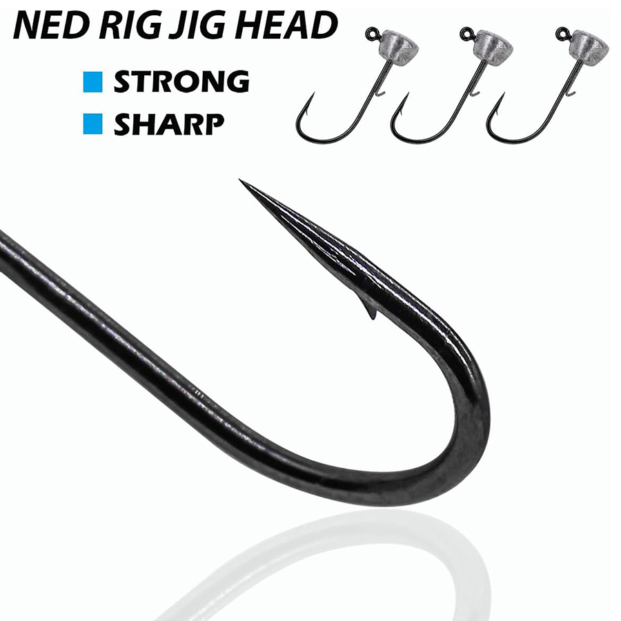 Mushroom Head Fishing Rigs Jig - Fishing Hook Weedless avis et prix