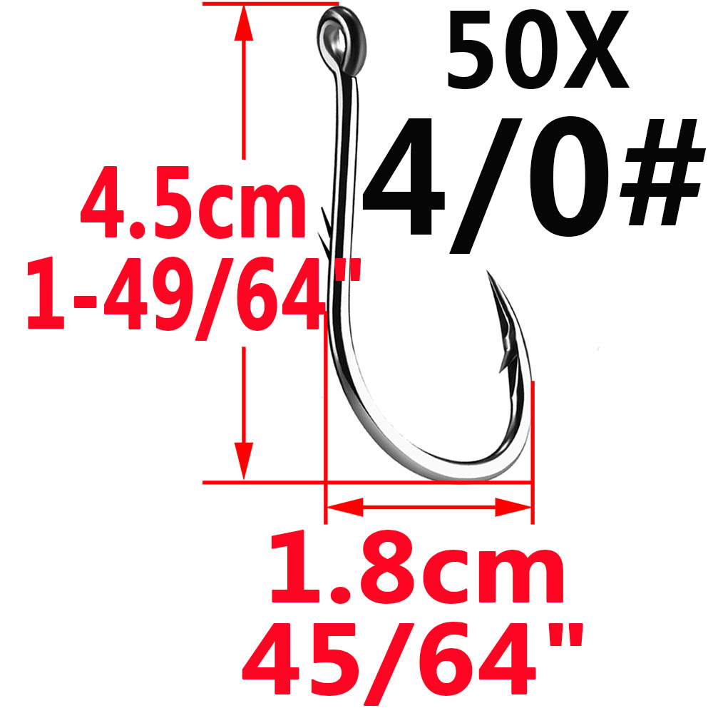 50pcs Iseama Circle Carp Eyed  - Fishing Hook Circle avis et prix
