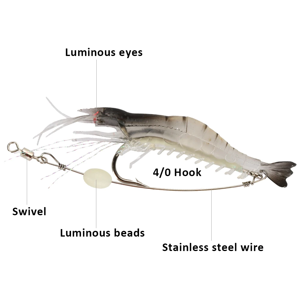 Goture Silicon Shrimp Fishing  - Fishing Hook Assortment avis et prix