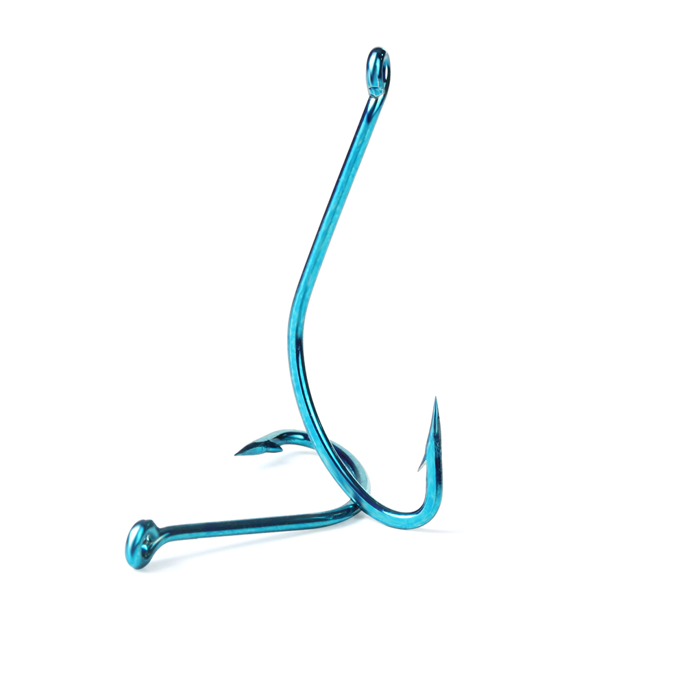 10pcs 2#-15# Blue High Carbon  - Fishing Hook Circle avis et prix