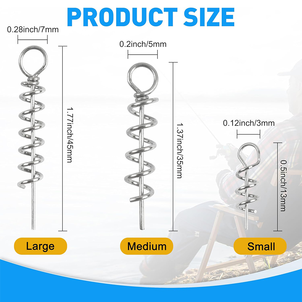 50Pcs Spring Twist Lock Fishin - Fishing Hook Stainless Steel avis et prix