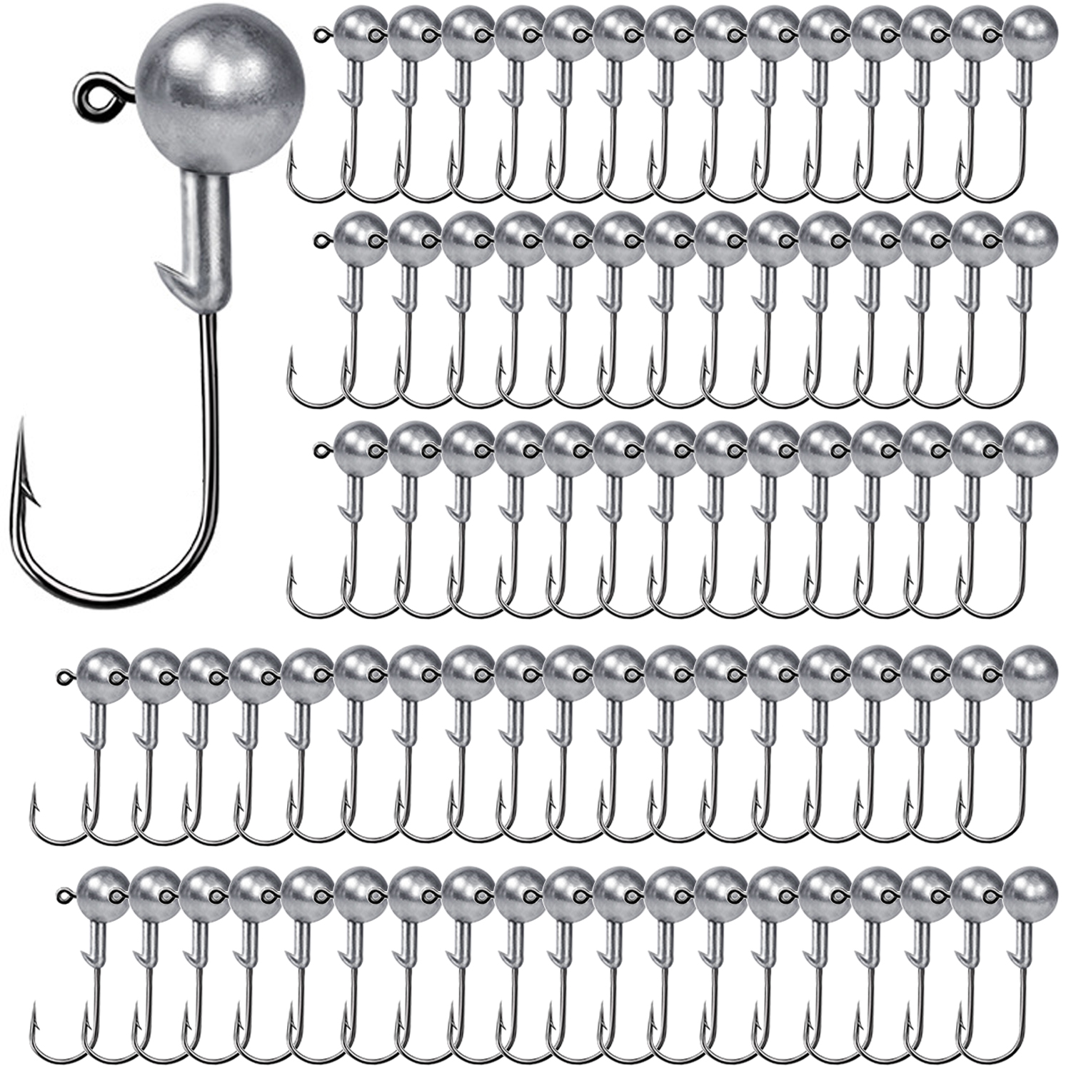 100PCS Fishing Hooks Lead Jig  - Fishing Hook Offset avis et prix