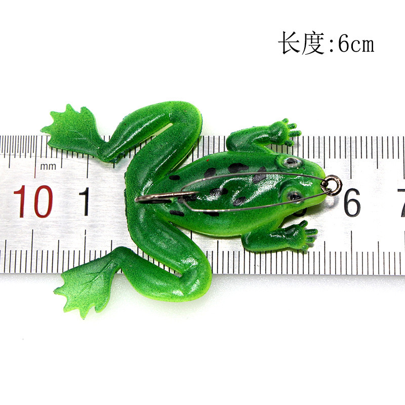 Weedless Soft Frog Lure With H - Fishing Hook Weedless avis et prix