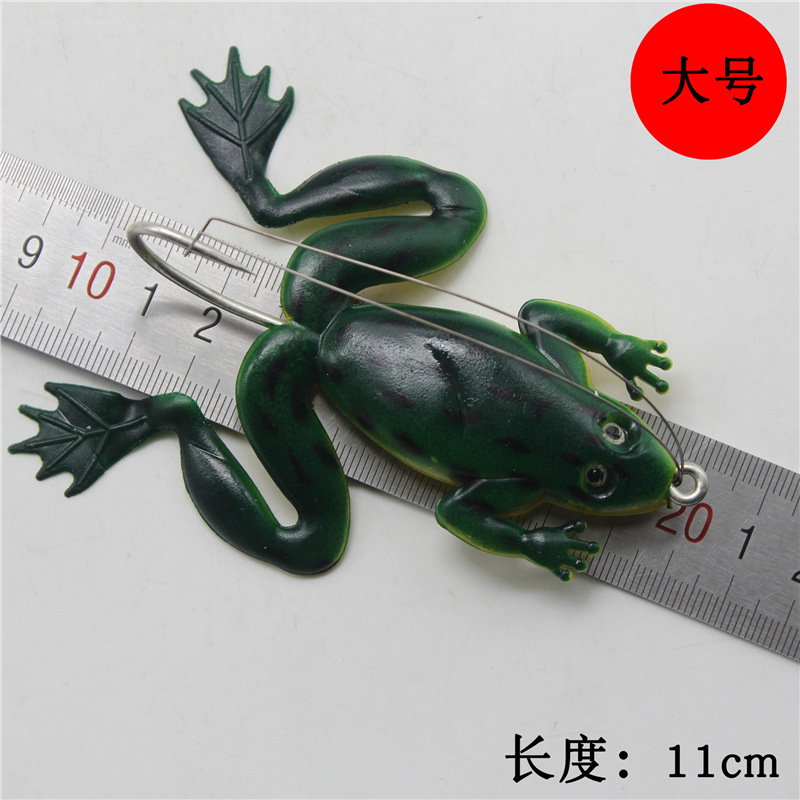Weedless Soft Frog Lure With H - Fishing Hook Weedless avis et prix