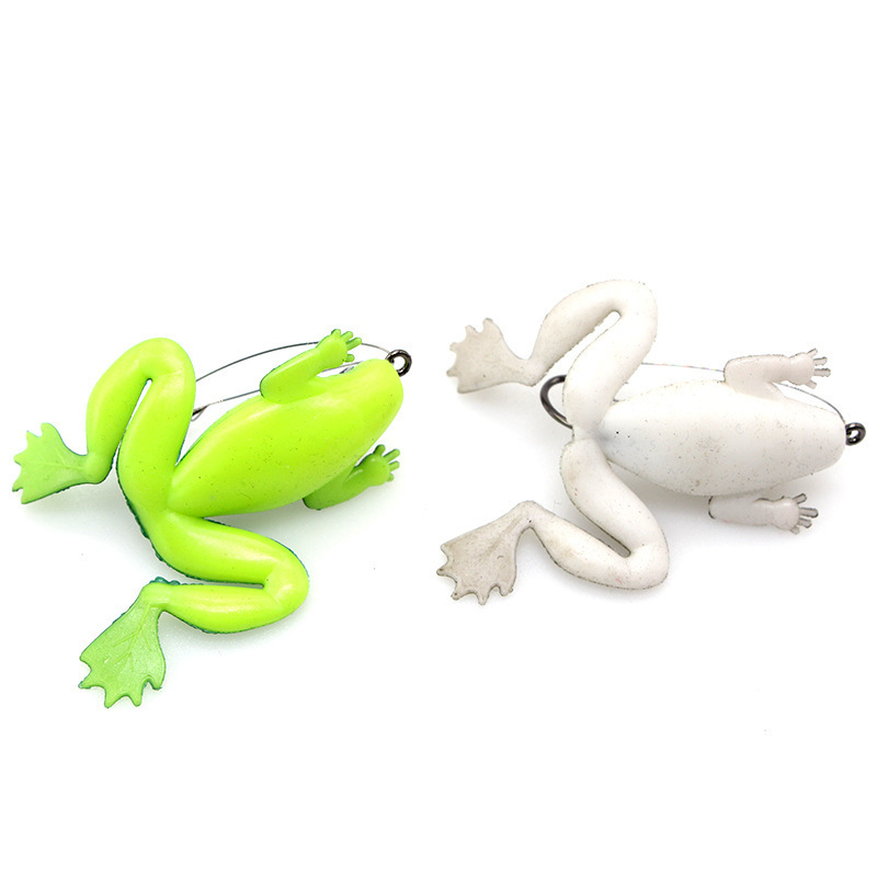 Weedless Soft Frog Lure With H - Fishing Hook Weedless avis et prix