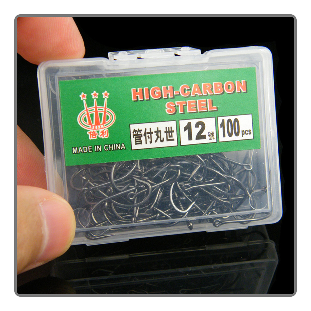 40-100Pcs per box Boxed fishho - Fishing Hook Assortment avis et prix