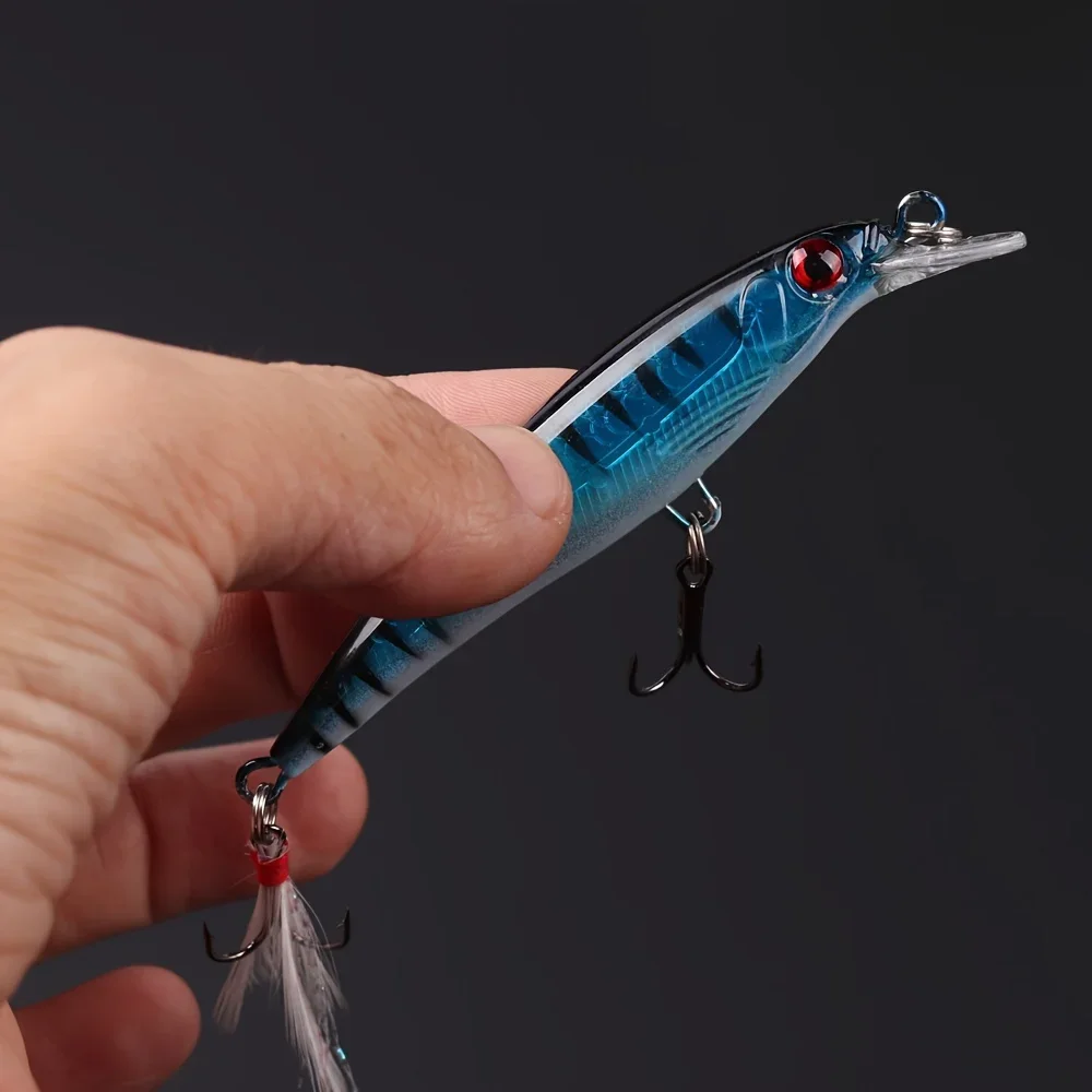 5pcs/box Laser 3D Eyes Bionic  - Fishing Hook avis et prix
