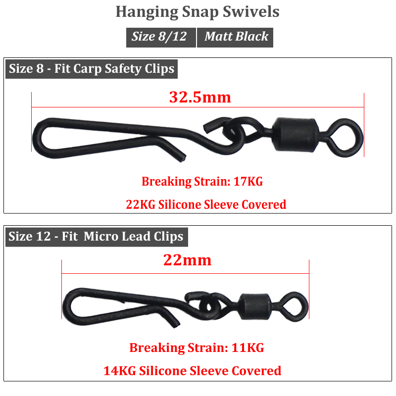 20PCS Carp Fishing Quick Chang - Fishing Hook Size avis et prix