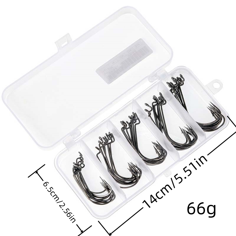 50Pcs/Box High Carbon Steel Fi - Fishing Hook Stainless Steel avis et prix