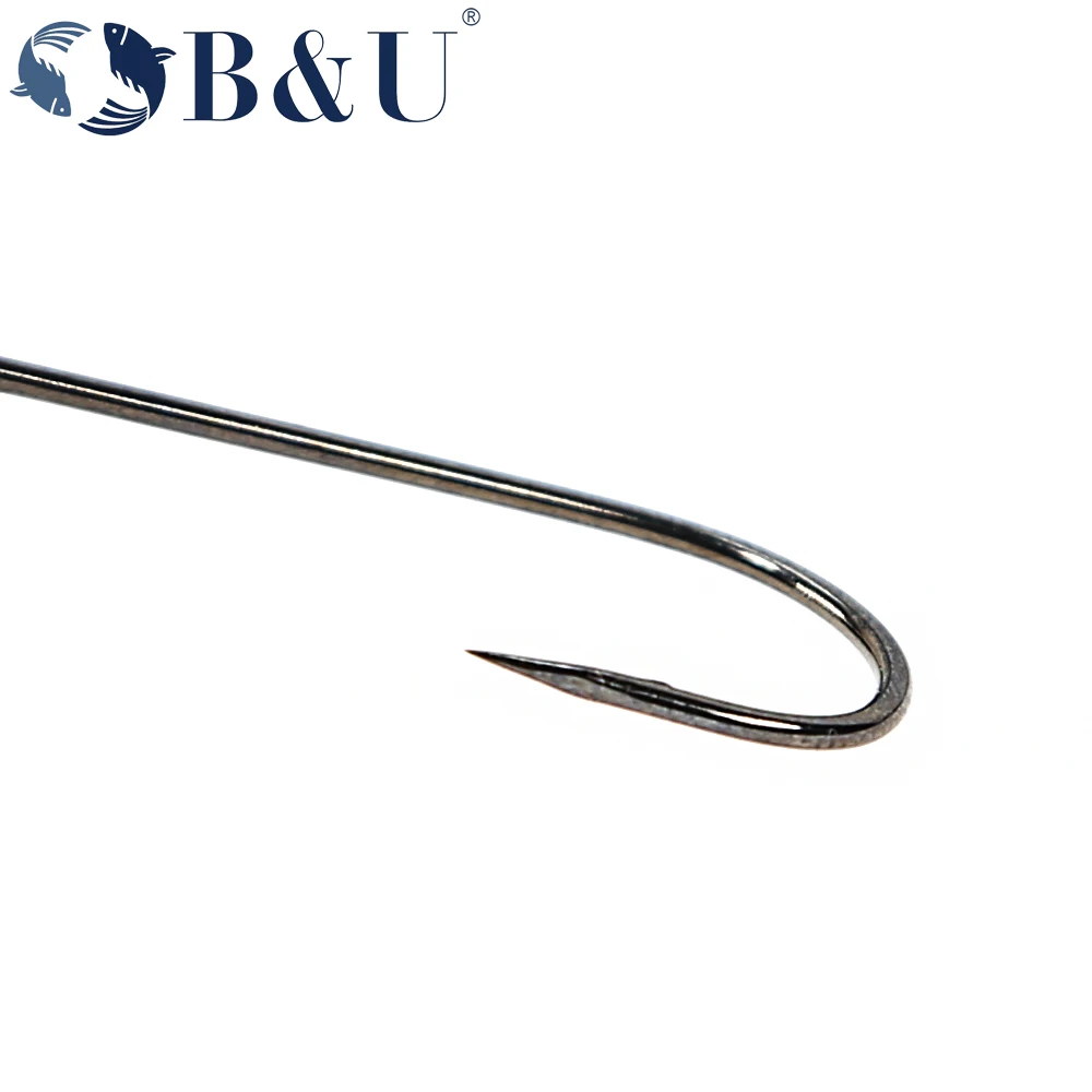 B&U 20pcs Fishing hook big eye - Fishing Hook Barbless avis et prix