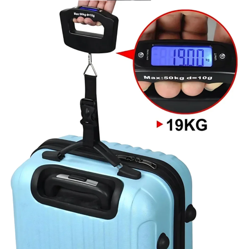 50kg/10g Travel Luggage Scale  - Fishing Hook avis et prix