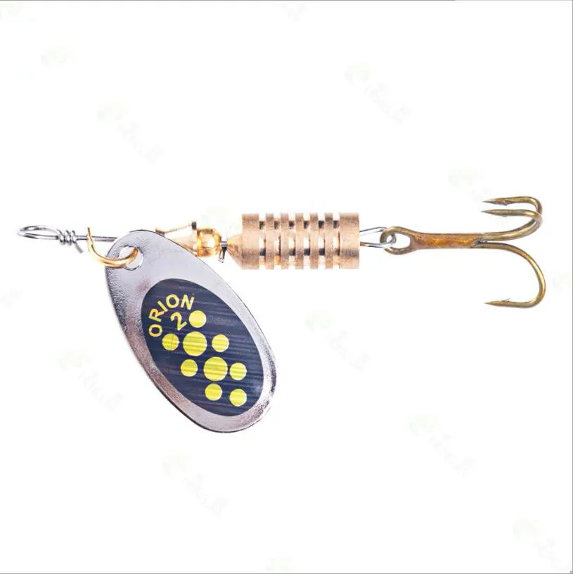 1PCS Metal Plating Spinner Bai - Fishing Hook Treble avis et prix