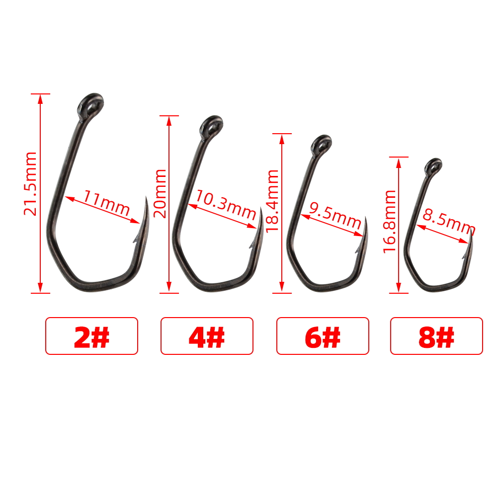 50pcs Carp Fishing Hooks Barbe - Fishing Hook Assortment avis et prix