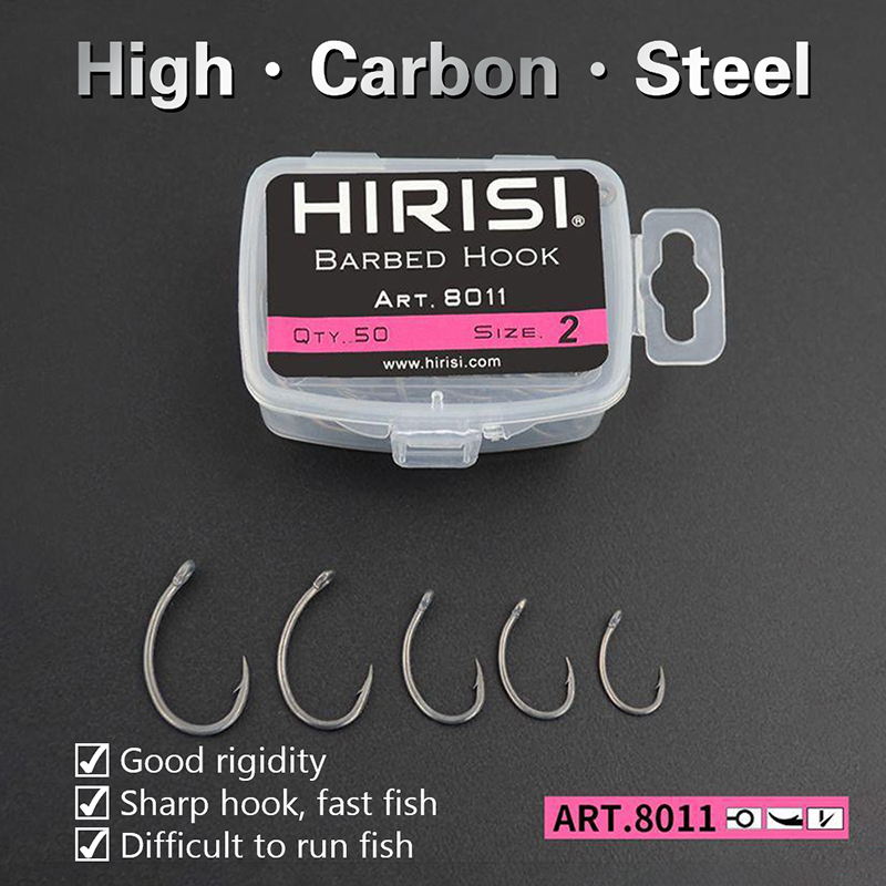 New Hirisi 50pcs Boxed Hooks B - Fishing Hook Box avis et prix