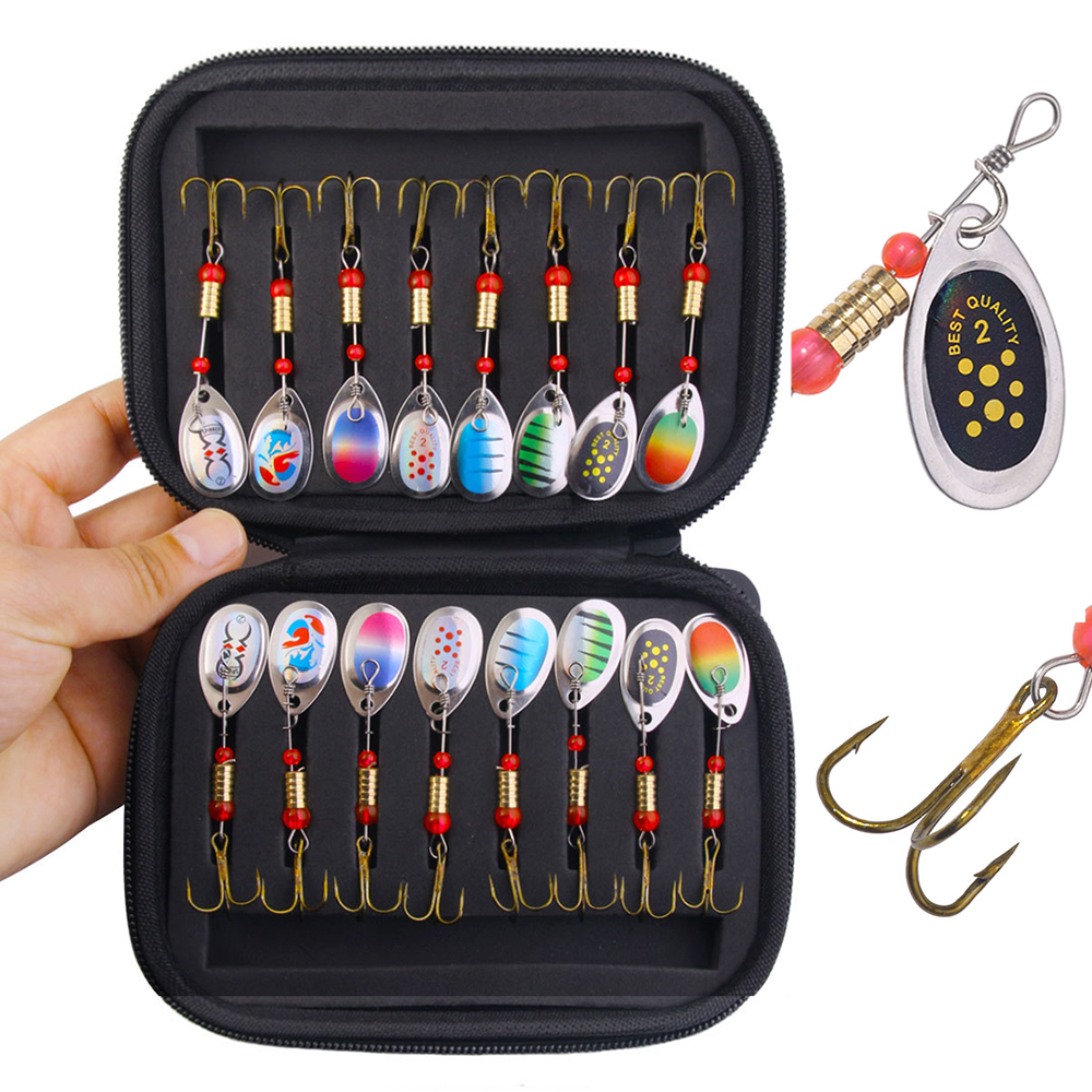 Portabale 16PCS Metal Fishing  - Fishing Hook Treble avis et prix