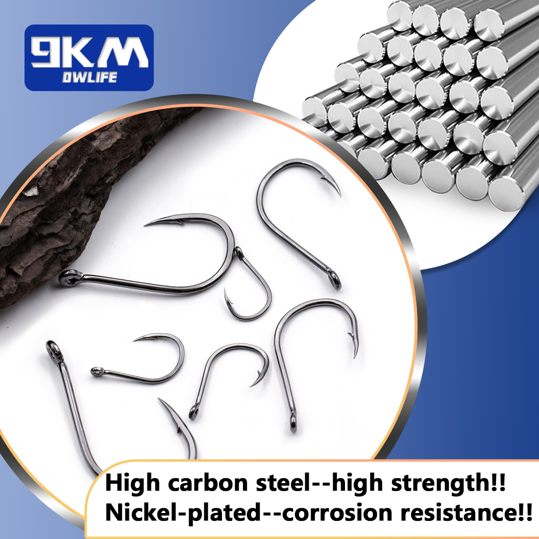 9KM Iseama Fishing Hooks 50~20 - Fishing Hook Circle avis et prix