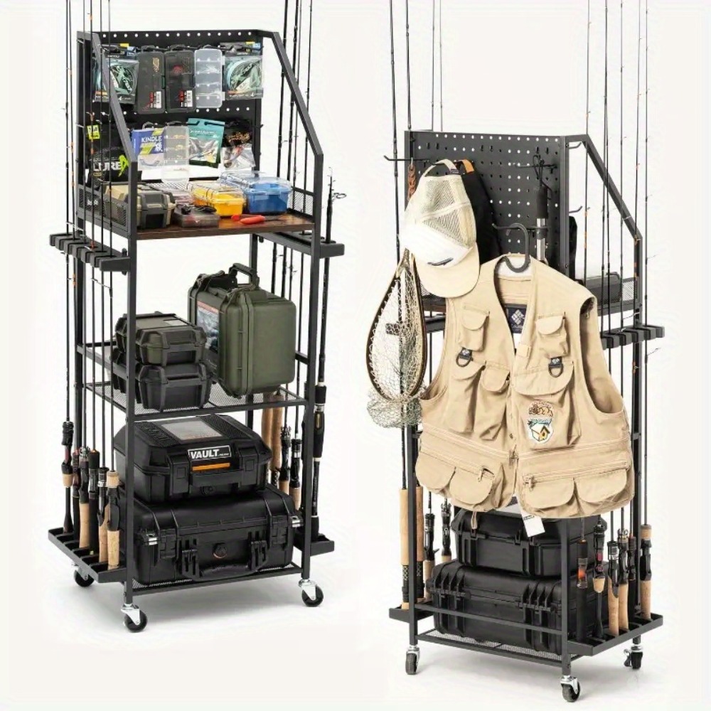 Fishing Rod Holders for Garage - Fishing Hook Box avis et prix