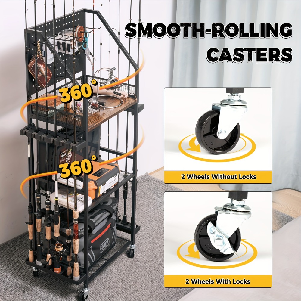 Fishing Rod Holders for Garage - Fishing Hook Box avis et prix