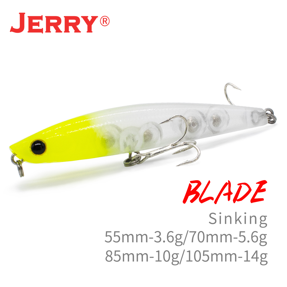 Jerry Blade Sinking Pencil Bai - Fishing Hook Treble avis et prix