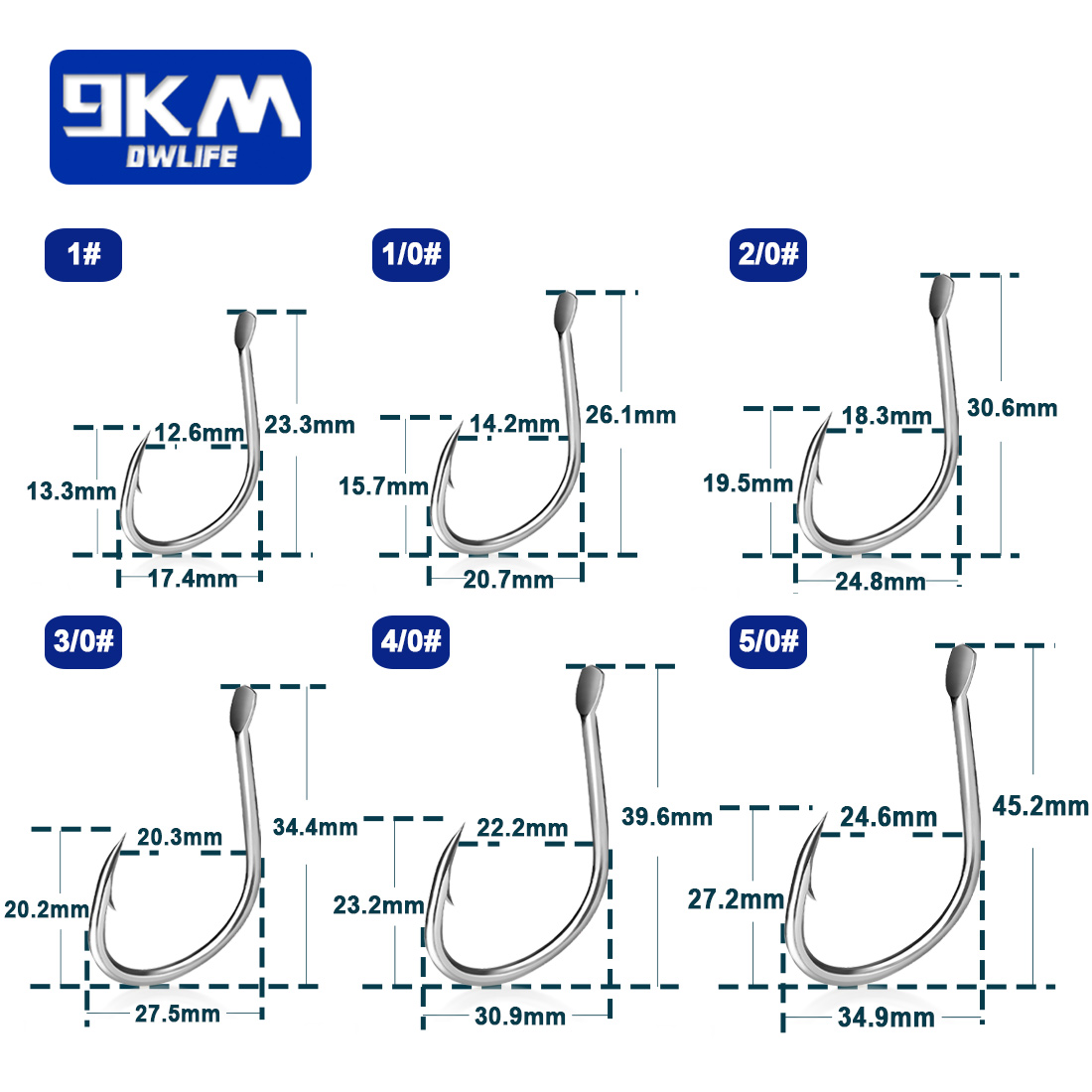 9KM Live Bait Hooks Saltwater  - Fishing Hook Circle avis et prix