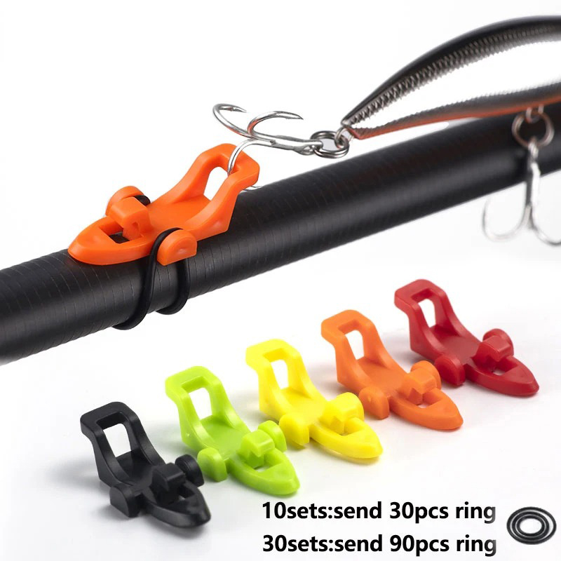 10-30pcs Fishing Rod Pole Hook - Fishing Hook Box avis et prix