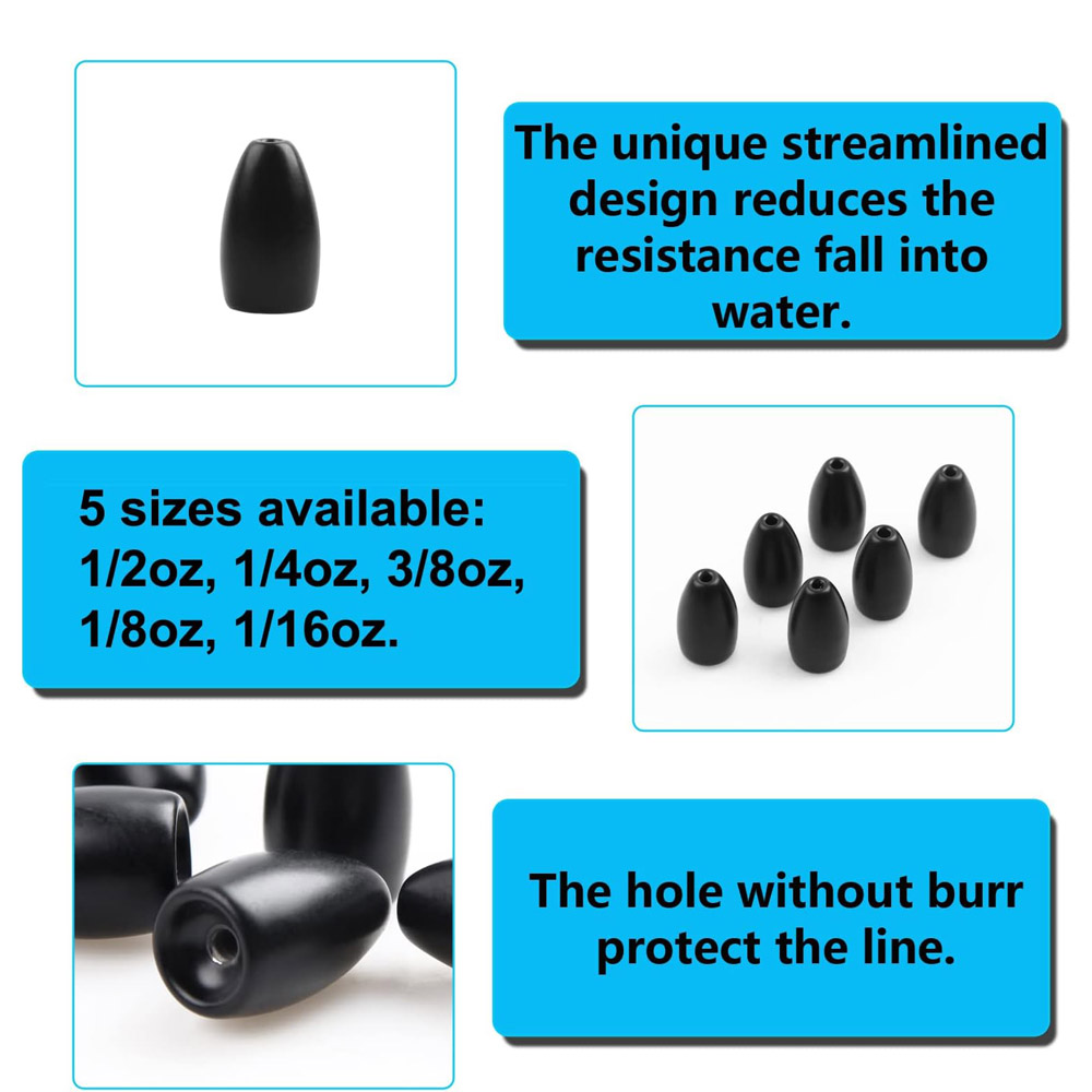 Tungsten Steel Fishing Weights - Fishing Hook Jig avis et prix