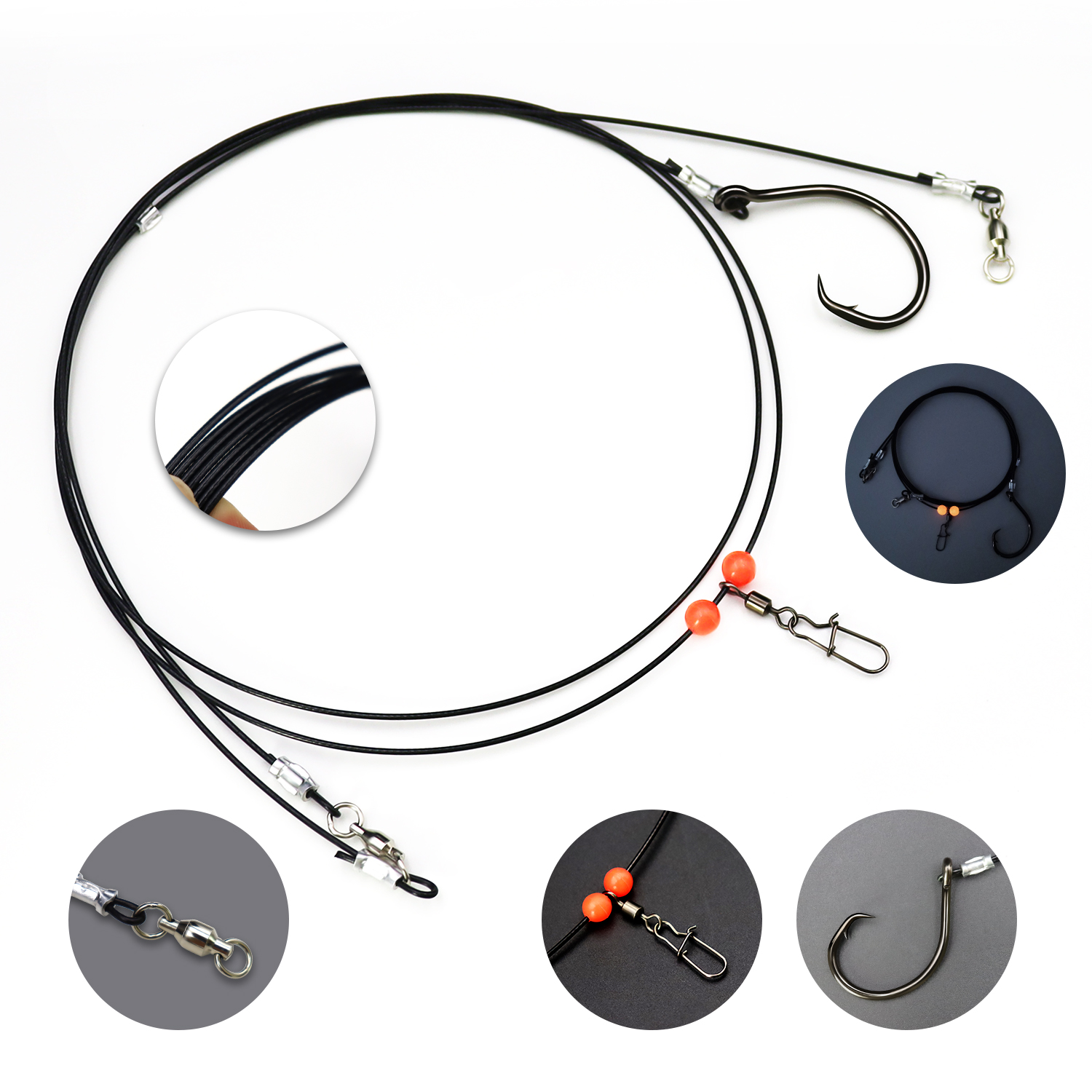 ZYZHE 1pc Sea Fishing Rigs Wit - Fishing Hook Circle avis et prix