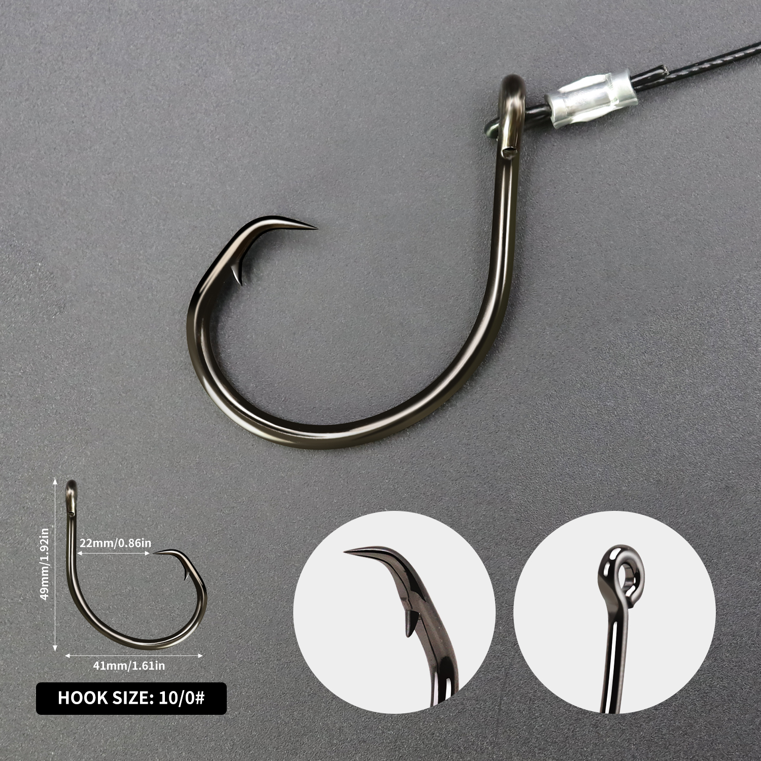 ZYZHE 1pc Sea Fishing Rigs Wit - Fishing Hook Circle avis et prix